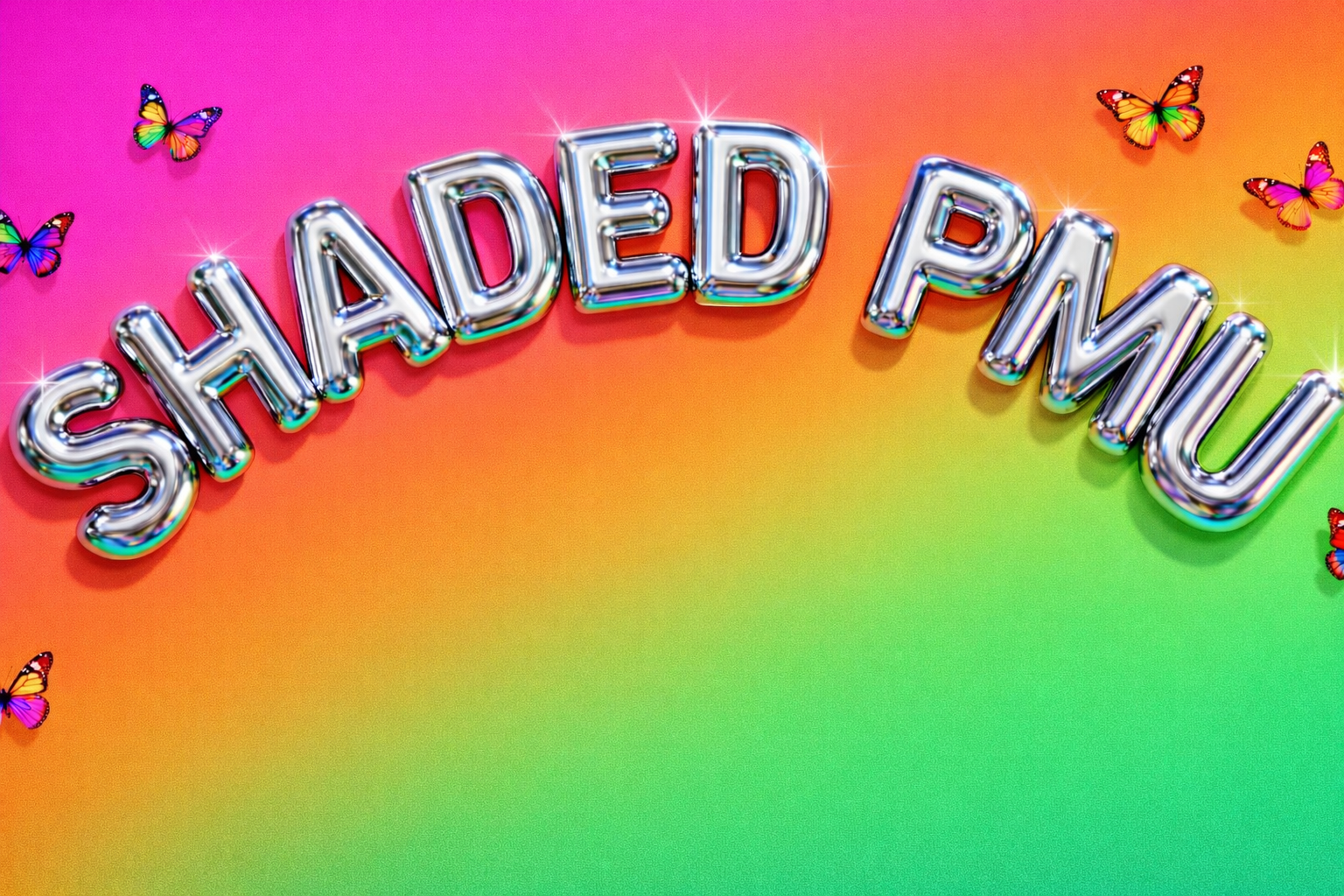 Shaded PMU permanent makeup banner