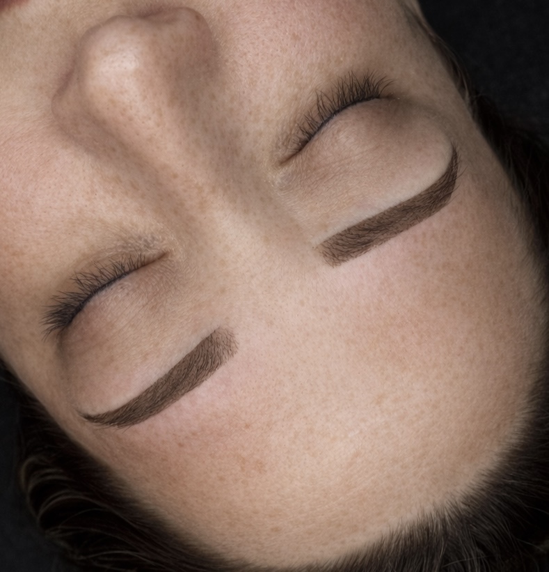 Ombre brows result